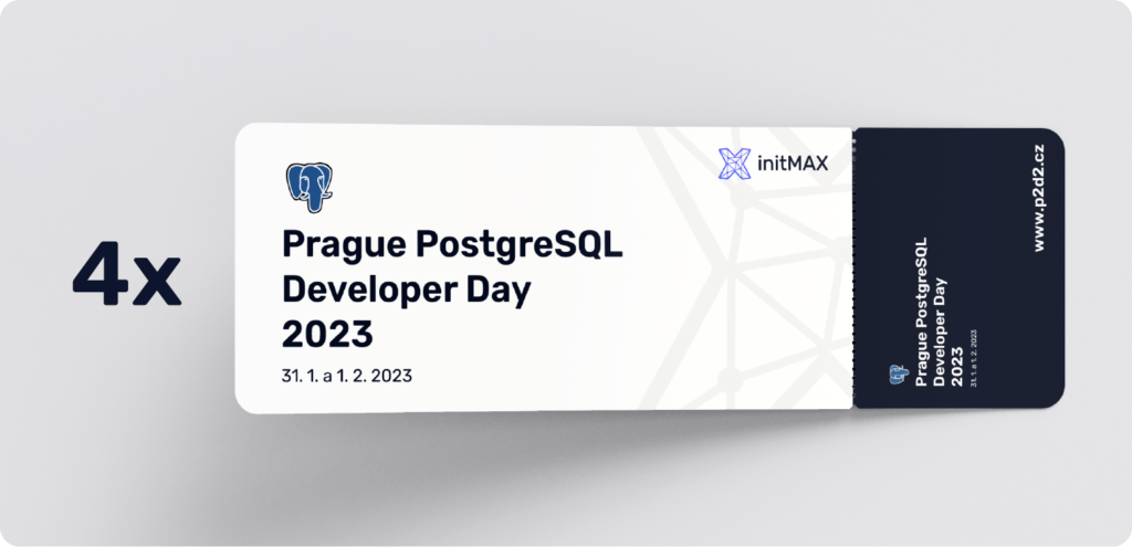 Soutěž o 4 volné vstupenky na Prague PostgreSQL Developer Day 2023. 