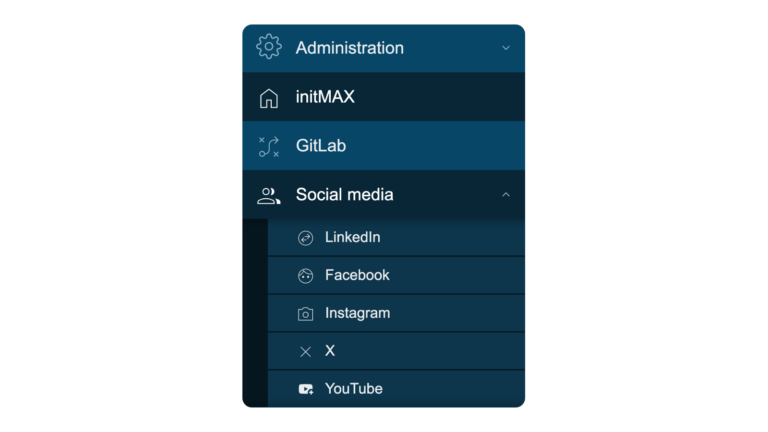 Custom menu buttons