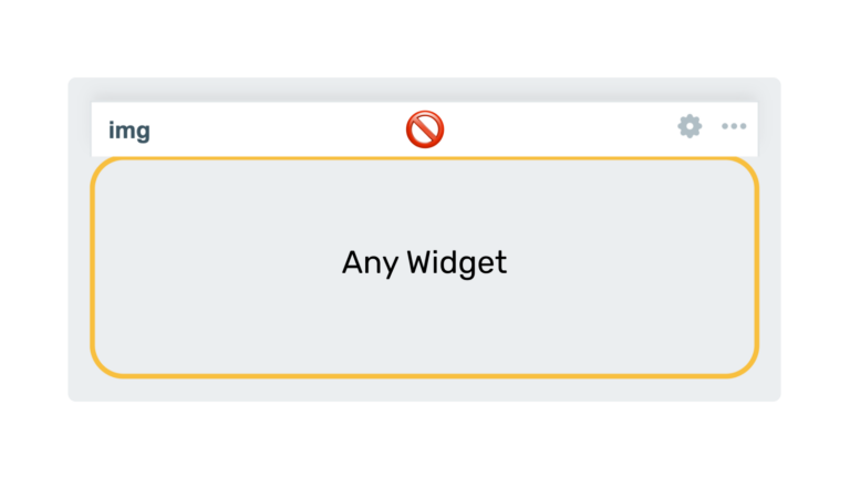 Hide widget header
