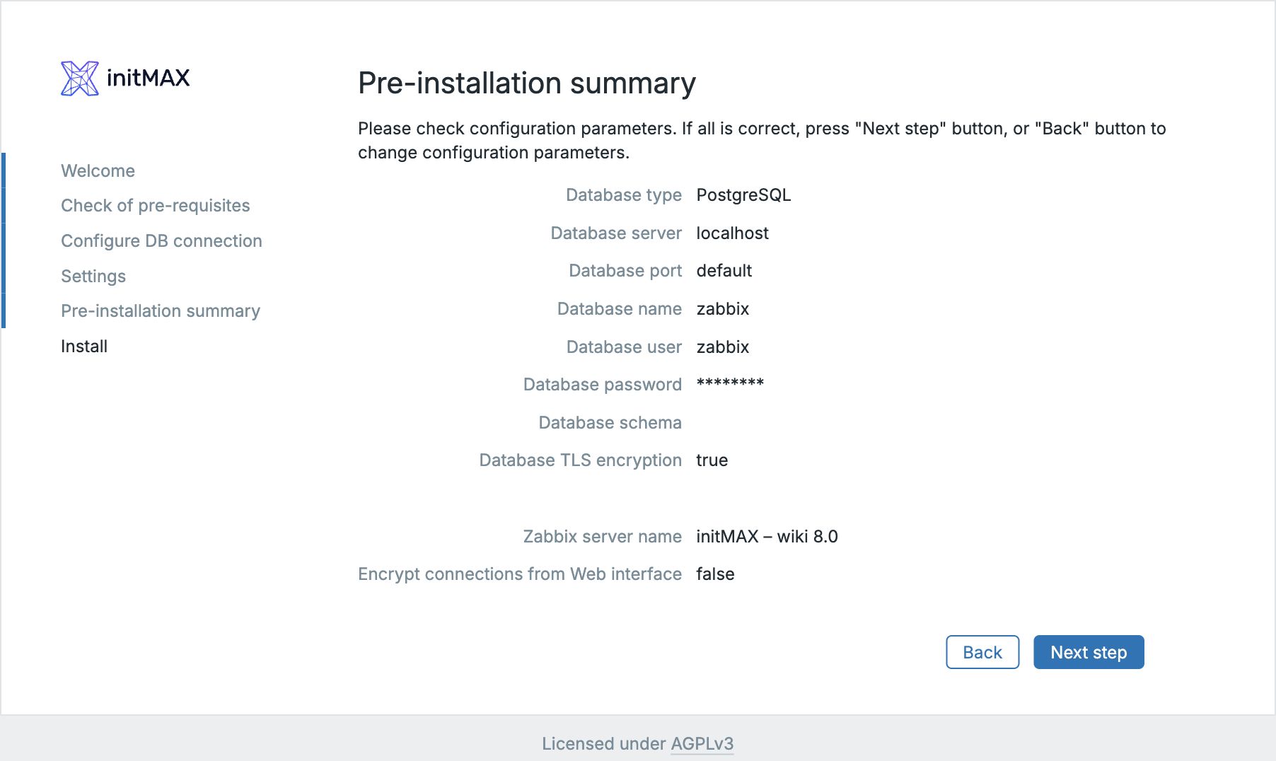 Souhrn instalace – Zabbix 8.0, AlmaLinux 10