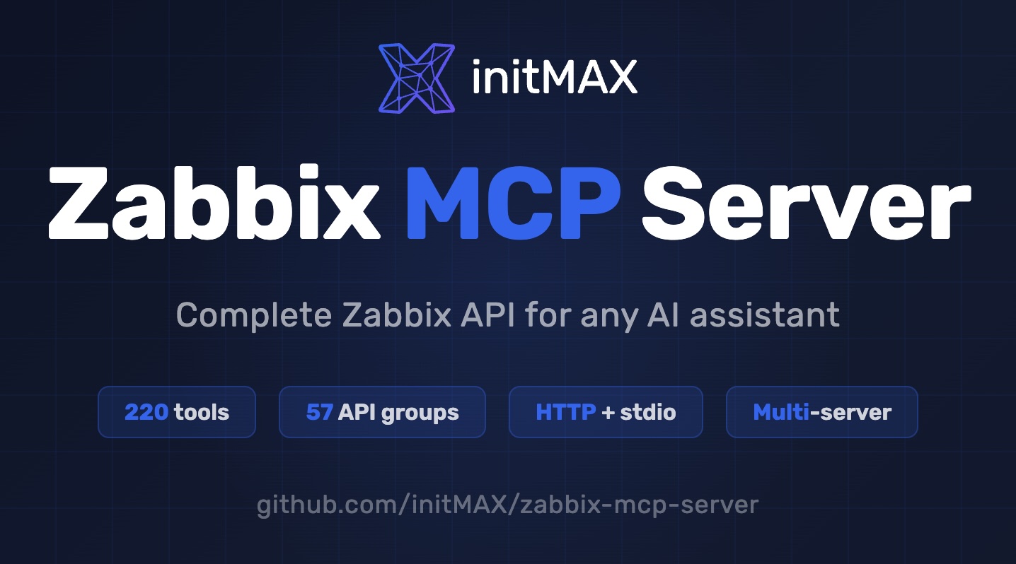 Zabbix MCP Server - Complete Zabbix API for any AI assistant